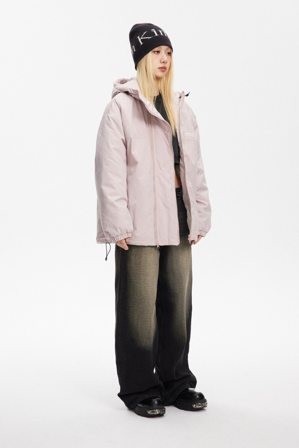 レディース*メンズ兼用·帽子付き綿服冬コートジャケット·暖かくて快適だ 3カラー 20-1119 9枚目の画像