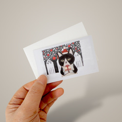 ミニクリスマスカード封筒セット(5組) 3枚目の画像