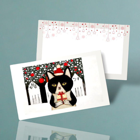 ミニクリスマスカード封筒セット(5組) 1枚目の画像