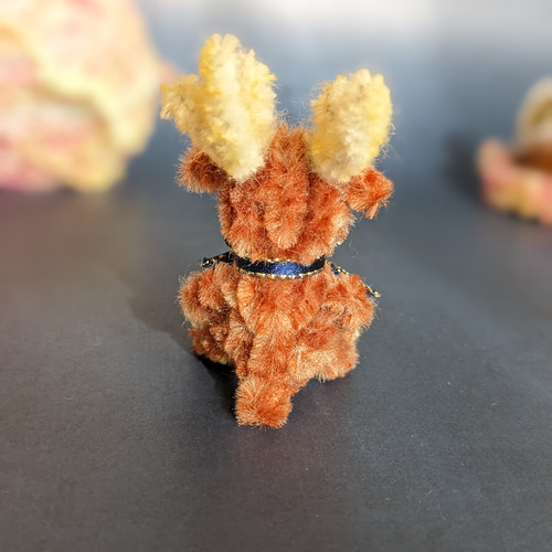 試作品 小さなトナカイ モールアート 冬 クリスマス ミニチュア 人形