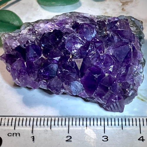 愛の守護石♡】レインボー ウルグアイ産 アメジスト クラスター 原石