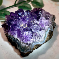 愛の守護石♡】レインボー ウルグアイ産 アメジスト クラスター 原石