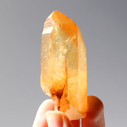 タンジェリンクォーツ 蜜柑水晶 天然石 水晶 鉱物 一点物 健康 12枚目の画像
