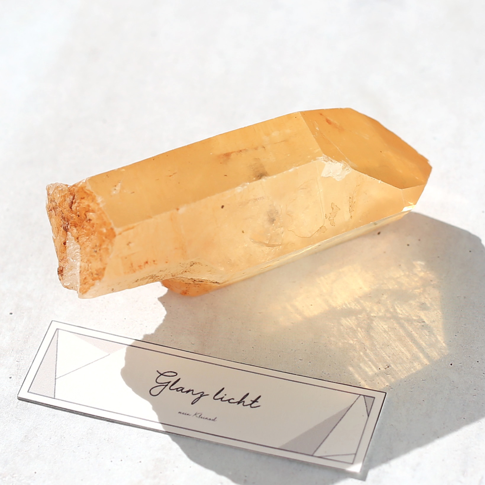 タンジェリンクォーツ 蜜柑水晶 天然石 水晶 鉱物 一点物 健康