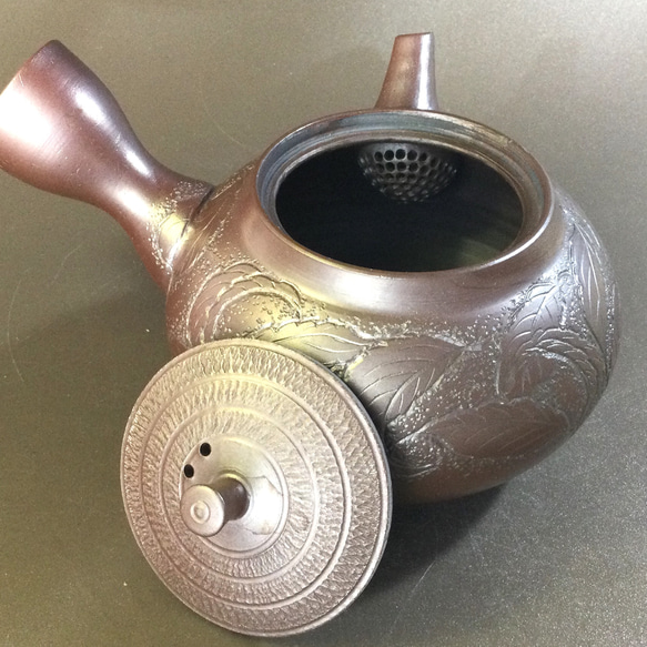 手作りの陶器　焼き〆急須　　 8枚目の画像