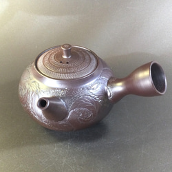 手作りの陶器　焼き〆急須　　 5枚目の画像