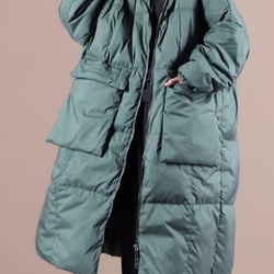 JOIN♥2色 冬暖かい ダウンコート オーバーサイズ 　ゆったり 1枚目の画像