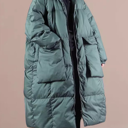 JOIN♥2色 冬暖かい ダウンコート オーバーサイズ 　ゆったり 4枚目の画像