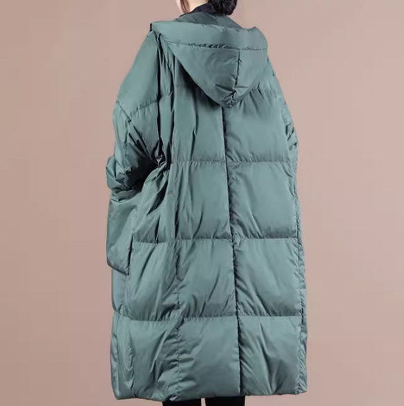 JOIN♥2色 冬暖かい ダウンコート オーバーサイズ 　ゆったり 6枚目の画像