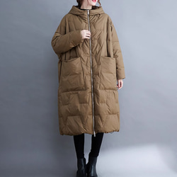 JOIN♥2色 冬暖かい ダウンジャケットの上着 オーバーサイズ 　ゆったり 4枚目の画像