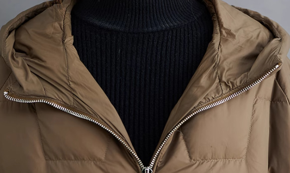 JOIN♥2色 冬暖かい ダウンジャケットの上着 オーバーサイズ 　ゆったり 9枚目の画像