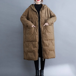 JOIN♥2色 冬暖かい ダウンジャケットの上着 オーバーサイズ 　ゆったり 5枚目の画像
