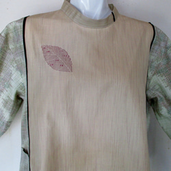 ７４９６　紬の着物で作ったプルオーバー　#送料無料 9枚目の画像