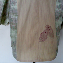 ７４９６　紬の着物で作ったプルオーバー　#送料無料 13枚目の画像