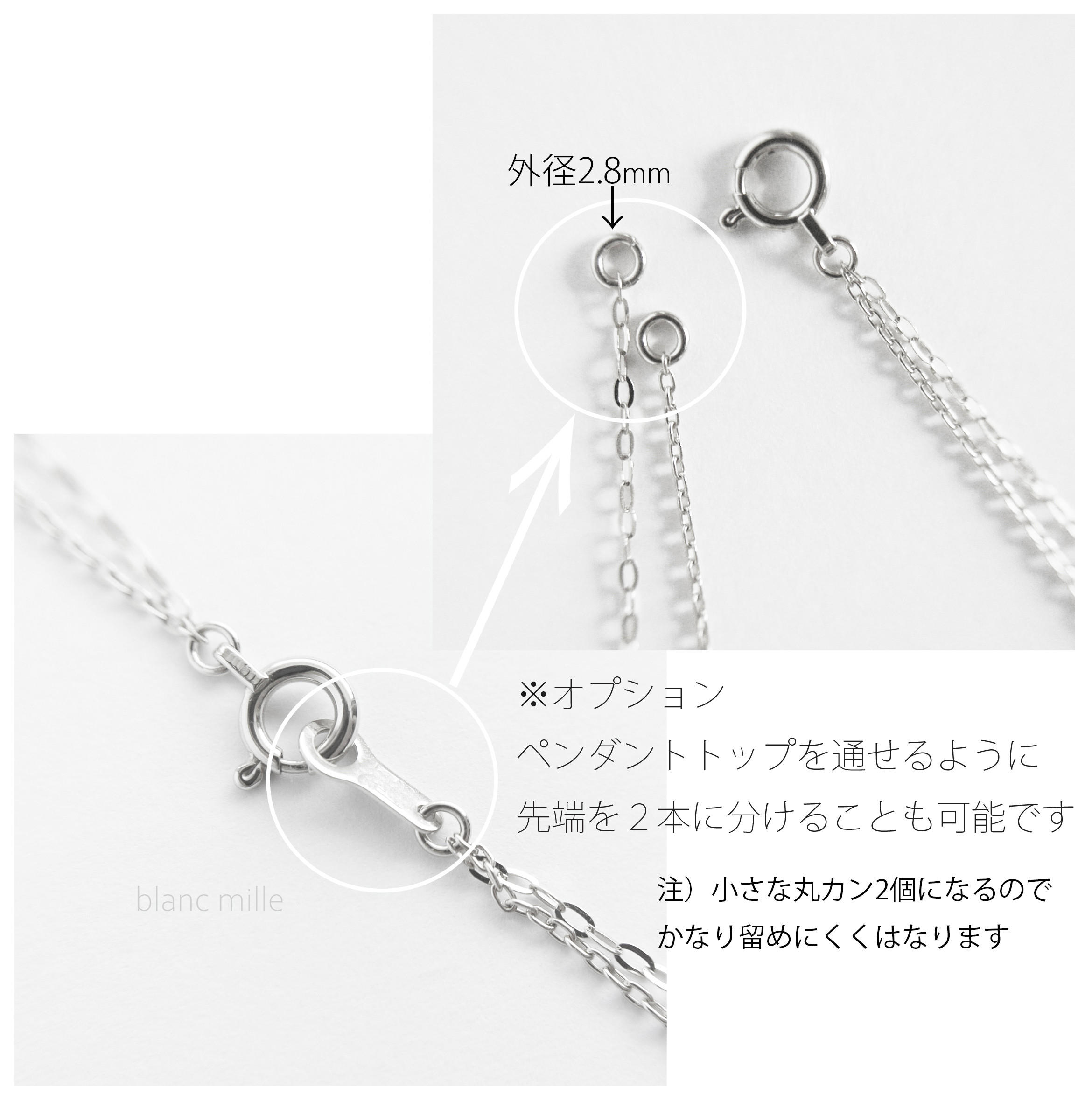 No.n-pw○*Pt850 2連ネックレス○*プラチナ850無垢チェーンネックレス○*プラチナ シンプルネックレス