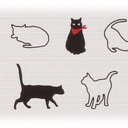 風呂敷　ふろしき 　お弁当包み　ギフト　綿100％　日本のかたち　アニマル　猫　ネコ　日本製　50cm幅　 5枚目の画像
