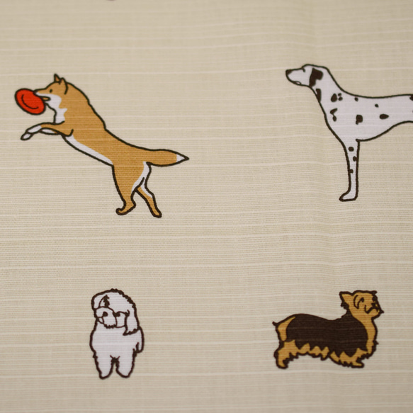 風呂敷　ふろしき 　お弁当包み　ギフト　綿100％　日本のかたち　アニマル　犬　いぬ　日本製　50cm幅　 5枚目の画像