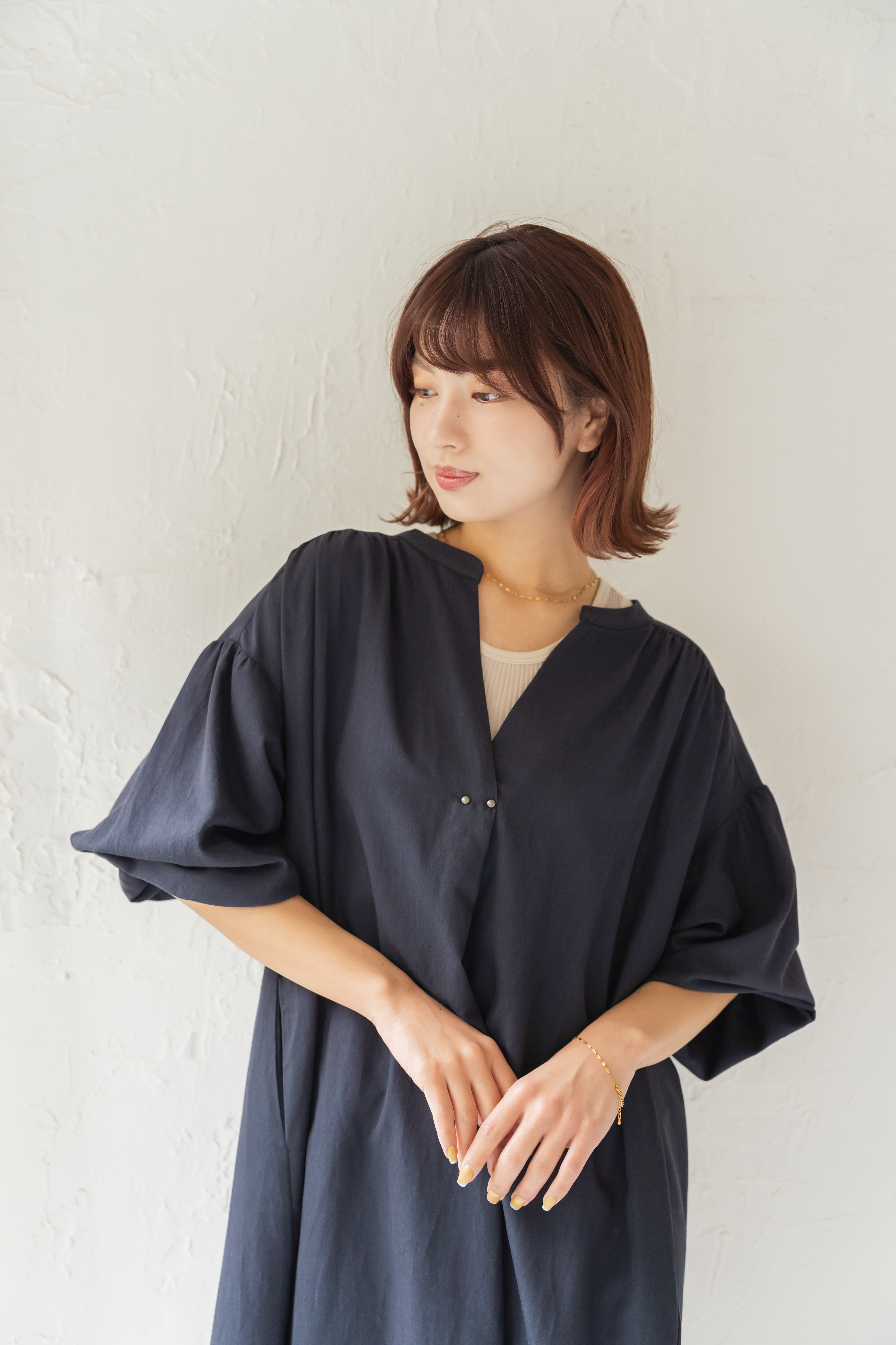 新作入荷！ゆるっとシルエットが魅力のカフタンワンピース/リベットポイントマキシワンピース/ギャザーワンピース