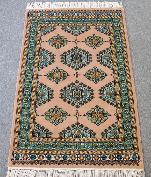 116×77cm【パキスタン手織り絨毯】ペルシャ絨毯 1枚目の画像