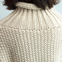 JOIN♥2色 秋冬 厚手のセーター　ハイネックショート丈ニット 7枚目の画像
