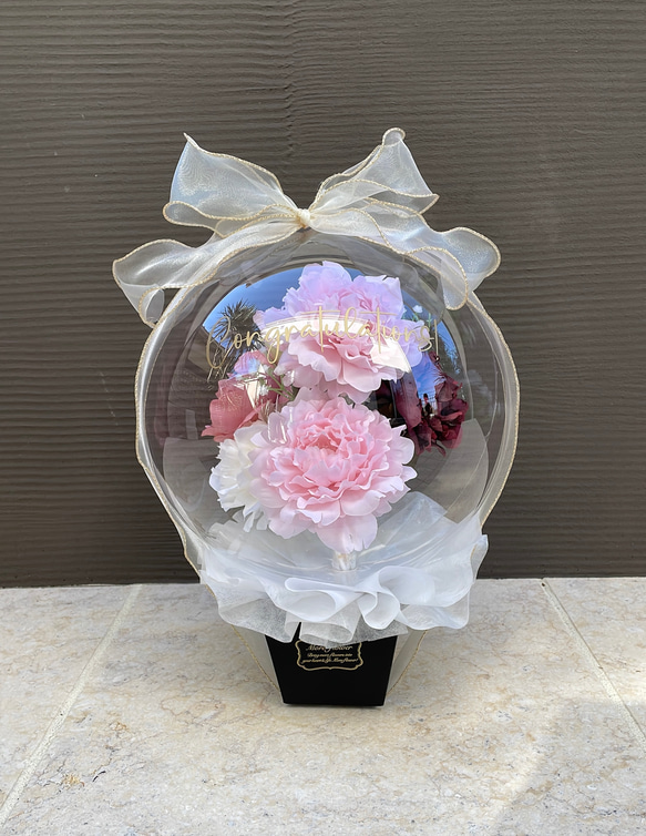 バルーンフラワー♡バルーンブーケ♡結婚式♡開店祝い♡プレゼントに 1枚目の画像
