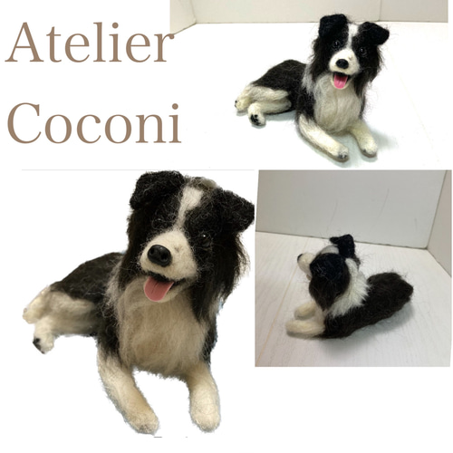 ハンドメイド＊羊毛フェルト＊犬 うちの子オーダー ワンちゃんオーダーメイド うちのこオーダー 羊毛フェルト犬 うちのこ
