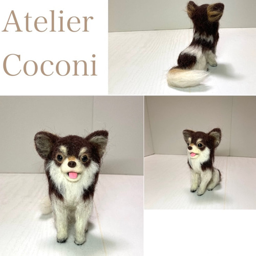 ワンちゃんオーダーメイド うちのこオーダー 羊毛フェルト犬 うちのこ 