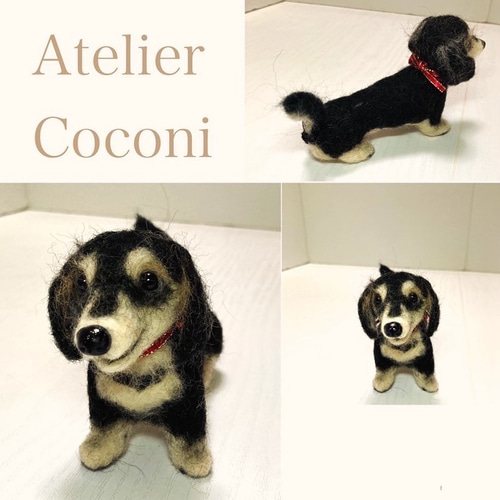 羊毛フェルト coco様のオーダー めいちゃん (*´꒳`*) 16才の頃のお写真をいただきその姿を再現し