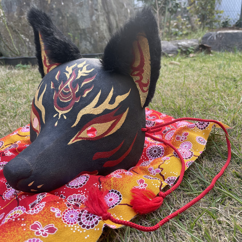 狐面 立体・オブジェ SHIMS 通販 16915949｜Creema(クリーマ)