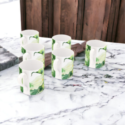 【受注製作】Green bouquetマグカップ6個セット 10枚目の画像
