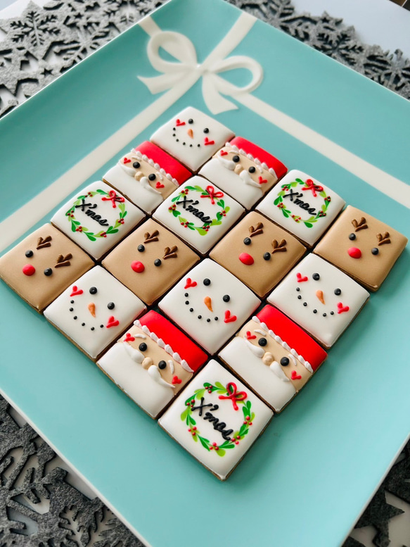 アイシングクッキー クリスマス4枚入り クッキー Grace 通販