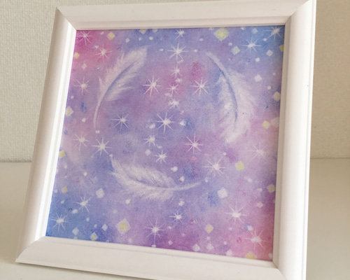 内野隆文 スターリーナイト 絵画 抽象画 星空 夜空 現代美術