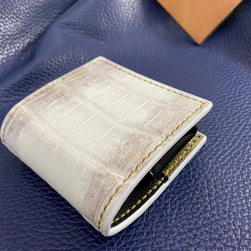 【カンダミサコ】pocketwallet ナイルクロコダイル【限定】 カンダミサコ】pocketwallet ナイルクロコダイル【限定】