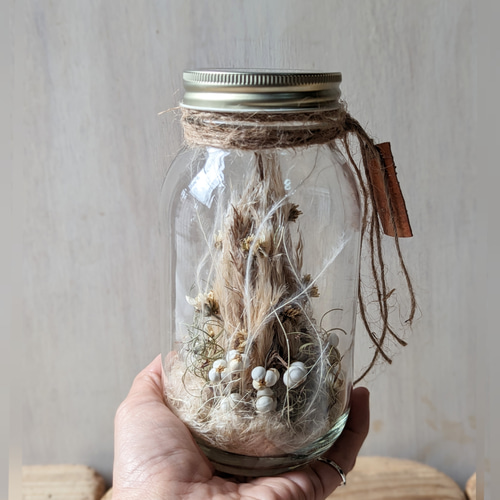 Jumbo bottleドライフラワーボトル パンパスツリー ハーバリウム・植物