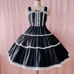 受注 シフォンフリルロングペチコート ロングスカート（マキシ丈