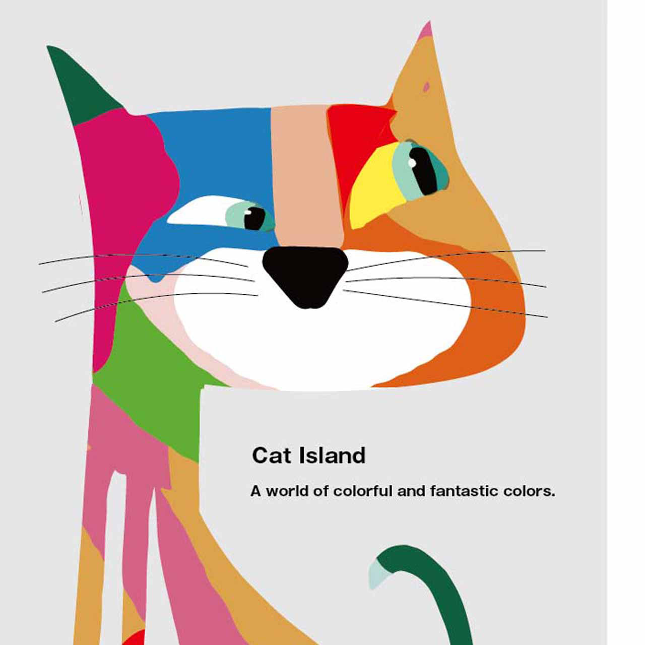 CAT　ネコ　イラスト　ポスター　A4 A3 A2 A1　アートポスター　アート/sei/新着順検索　2219