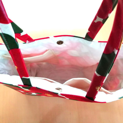 椿のふわりトートバッグ「Creema限定」 6枚目の画像