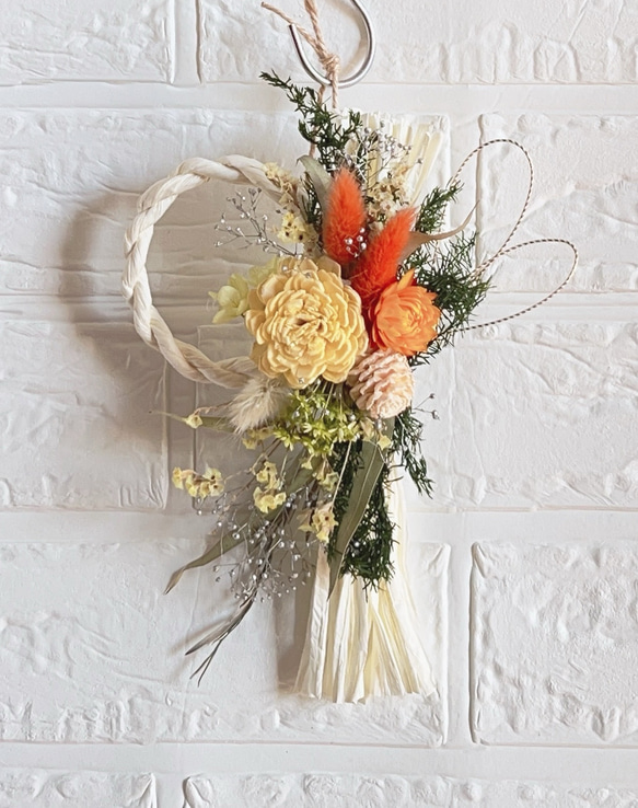 お正月飾り＊しめ縄リース＊即日発送