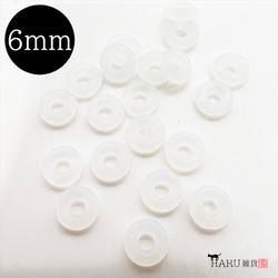 矽膠圈 20pcs★6mm★O型圈 O型圈墊片 珠墊 第4張的照片