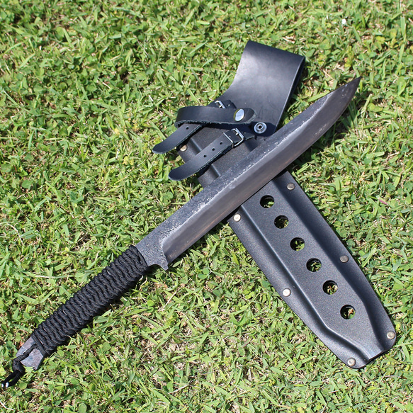 サバイバルマスター1フルタング レッドオルカ 剣鉈 1尺 甲伏せ造り カイデックスケース鞘付サバイバルマスター1フルタン sword ナイフ 剣鉈 サバイバル レッドオルカ ククリ Japanese Samurai Katana 軍用