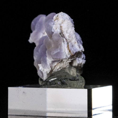 ☆球状結晶美☆ 和み系 淡くきれいなパープルの 天然 フローライト 12g