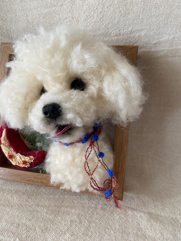 羊毛フェルト トイプードル「買い物かご入りプードルちゃん」 【公式通販】