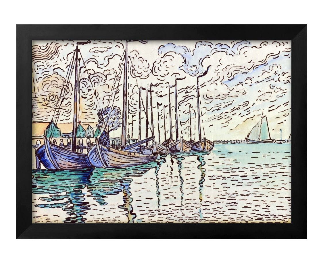 いっちゃん　アートポスター　インテリア　ポールシニャック　北欧　絵画　名画 Amazon.co.jp: Genius Collections ポール・シニャック ポスター