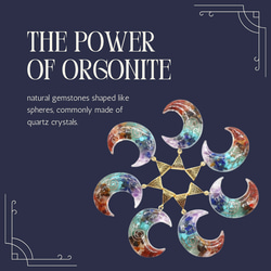✜オルゴナイト（ORGONITE）✜ 天然石 ジェムストーン ネックレス お守り ✜ スタープリズム ✜ 2枚目の画像