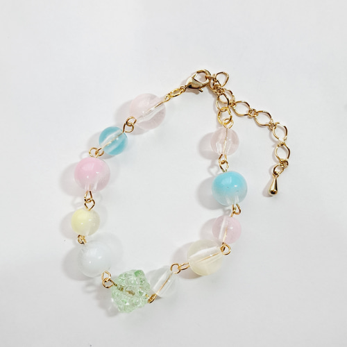 ハンドメイドアクセサリー ブレスレット ピアス イヤリング リハビリ用  