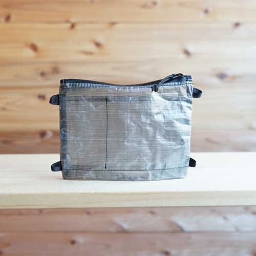 ブラック｜さこぽM / 登山・キャンプ・超軽量・防水・サコッシュ