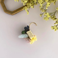 耳飾り「魔女の庭に咲く紫陽花」 6枚目の画像