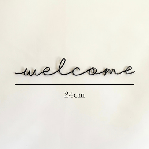 ワイヤークラフト ウエルカム ウェルカム ワイヤーアート ワイヤークラフト ウォールステッカー
