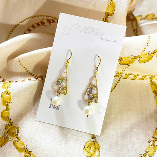 クリスマスツリーモチーフピアスクリスマスアクセサリー ピアス