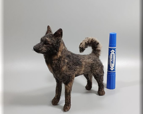 ake様　甲斐犬　日本犬　雑種犬　犬　羊毛フェルト　ぬいぐるみ ake様 甲斐犬 日本犬 雑種犬 犬 羊毛フェルト ぬいぐるみ 羊毛